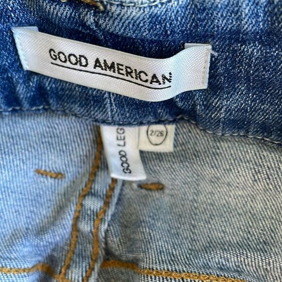 Good American Good Leg Ripped Pocket Skinny Jeans - Picture 6 of 8